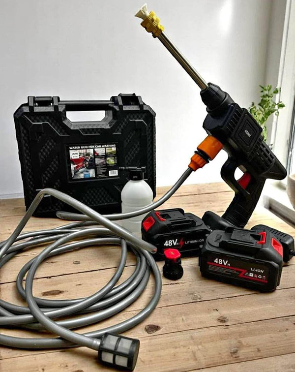 🚿💦 HIDROLAVADORA INALÁMBRICA 48V CON 2 BATERÍAS ⚡